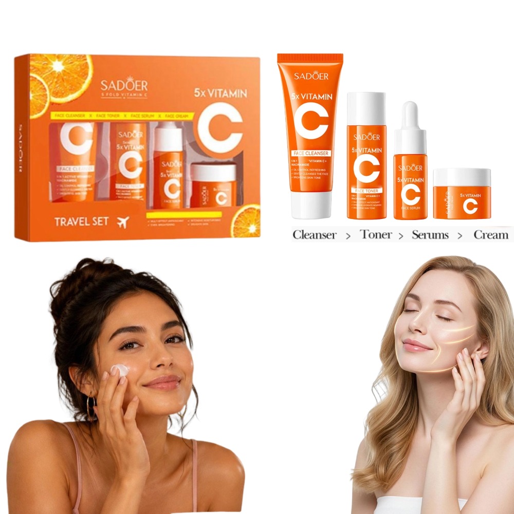 Vitamin C Serum - SADOER 4 SZT. Krem do twarzy