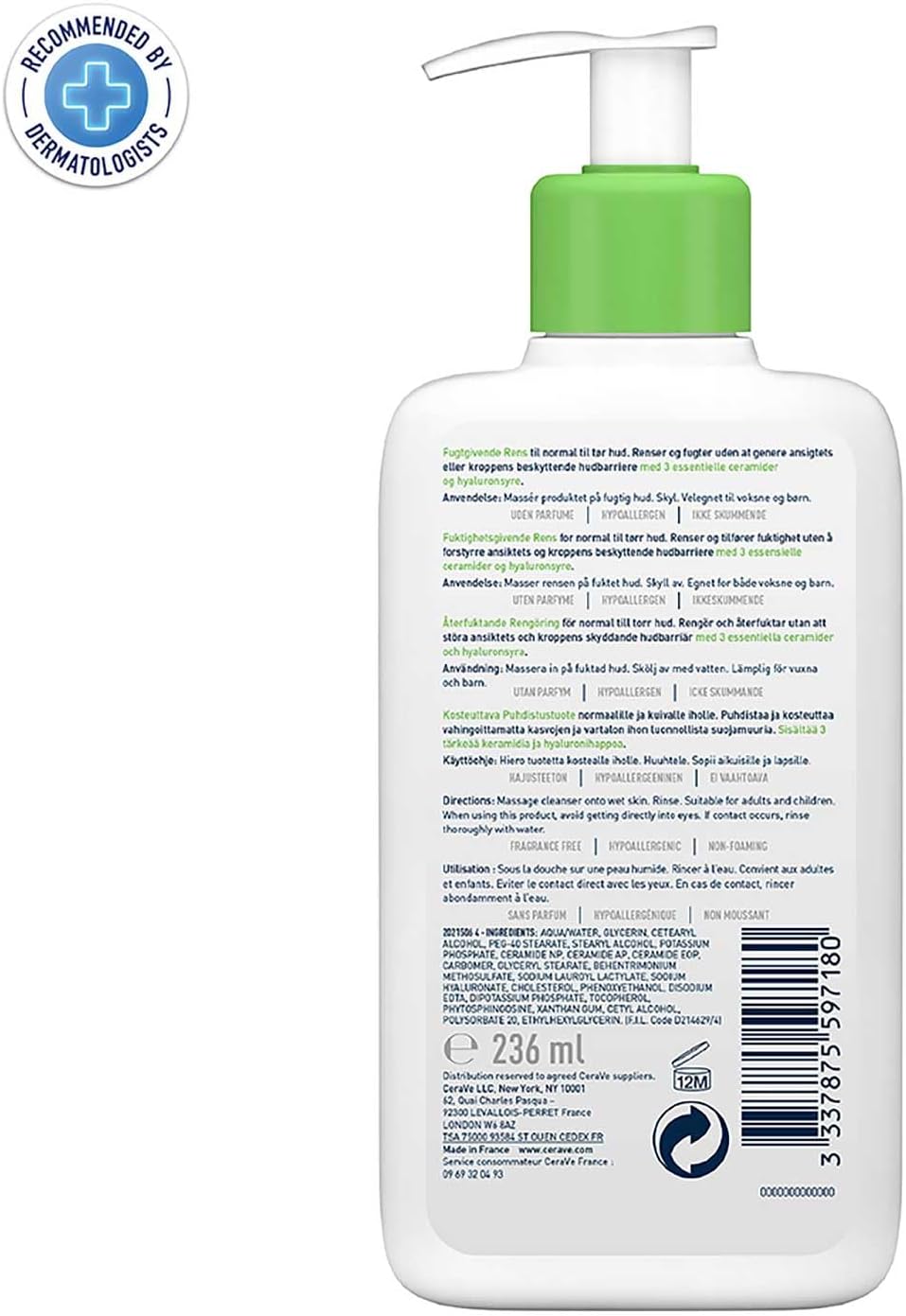 CeraVe Nawilżający Żel do Myci – Cleanser Face recenzja i cena