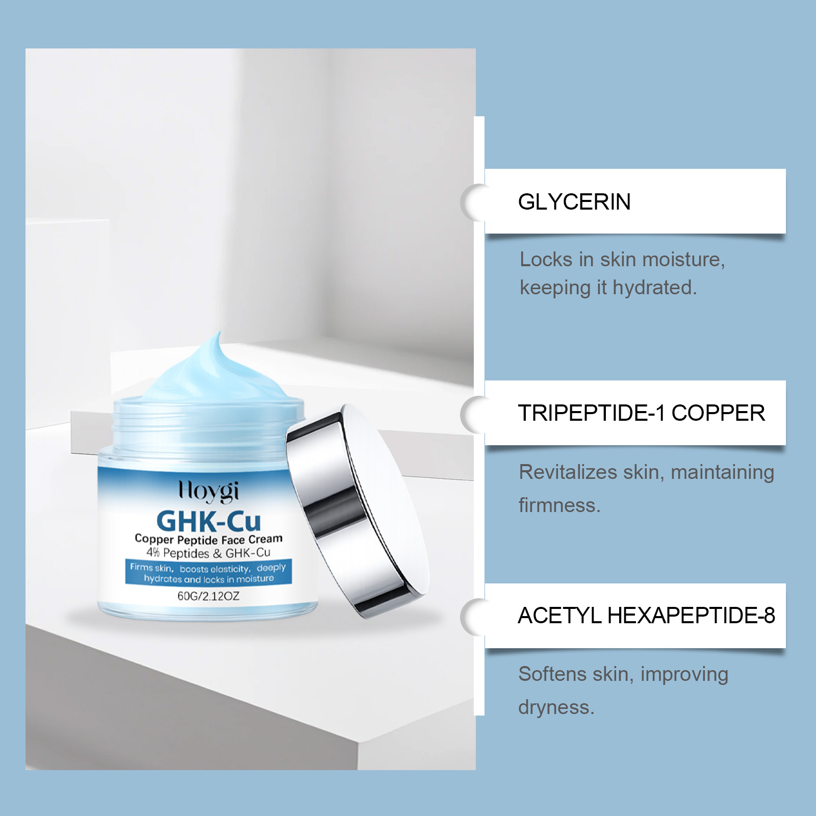 GHK-Cu Miedziany Peptydowy Kre – Skincare Glowing recenzja i cena